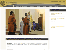Tablet Screenshot of nativity-school.com